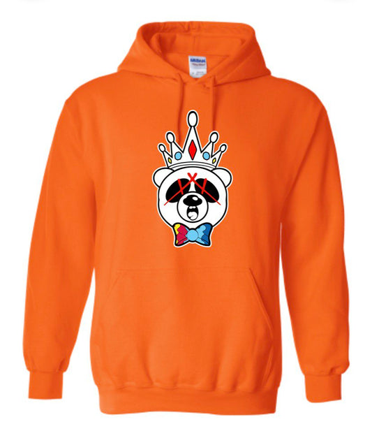 Krazy Bear Neon Orange Hoodie